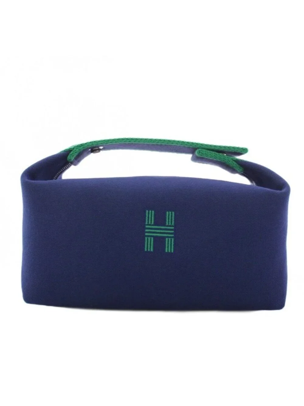 Hermes Brid-a-brac PM Pouch Handbag Navy